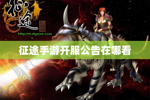 征途手游开服公告在哪看